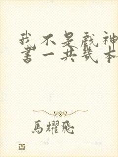 我不是戏神实体书一共几本