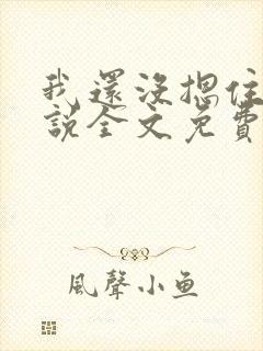 我还没摁住她小说全文免费阅读无弹窗