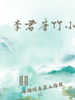 李君唐竹小说 李君唐竹小说