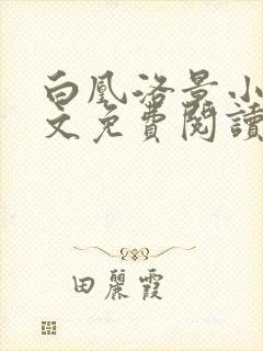 白凰洛景小说全文免费阅读 874章