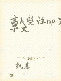 高h双性np生子文