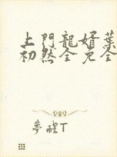 上门龙婿叶辰萧初然全免全集了