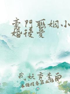 豪门联姻小说先婚后爱