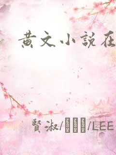 黄文小说在哪看