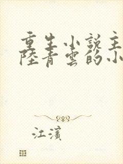 重生小说主角叫陆青云的小说