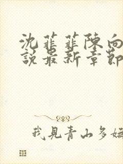沈菲菲陈向斌小说最新章节 沈菲菲陈向斌小说最新章节