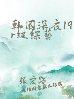 韩国深夜19禁r级综艺