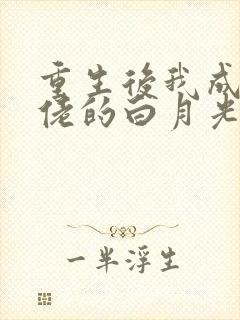 重生后我成了大佬的白月光