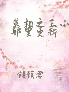 万相之王小说在那里更新