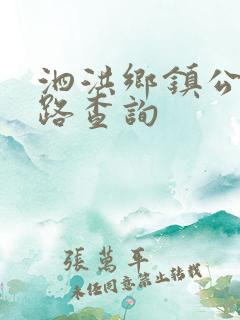 泗洪乡镇公交线路查询