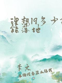理想l9多少钱能落地