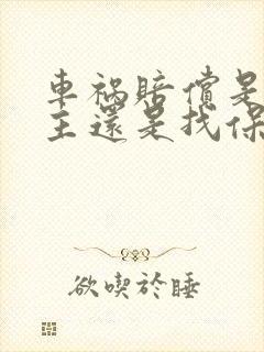车祸赔偿是找车主还是找保险公司