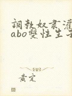 调教奴隶灌肠(abo双性生子)耽文