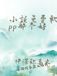 小说免费软件app哪个好