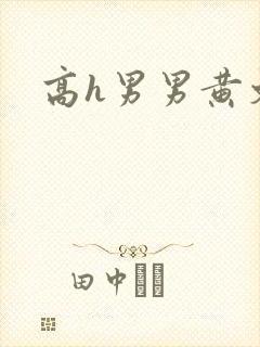 高h男男黄文