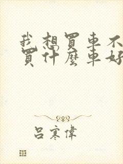 我想买车不知道买什么车好