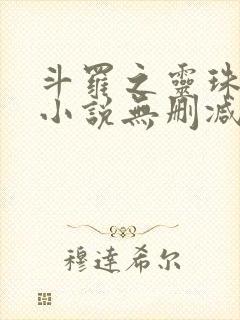 斗罗之灵珠神剑小说无删减