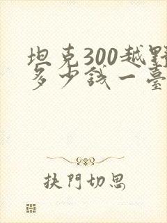 坦克300越野多少钱一台