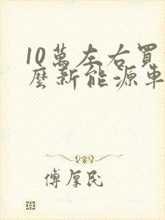 10万左右买什么新能源车好