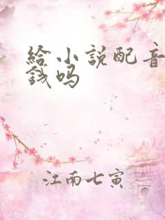 给小说配音能赚钱吗
