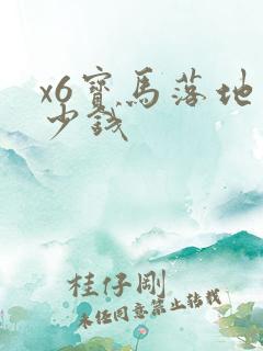 x6宝马落地多少钱