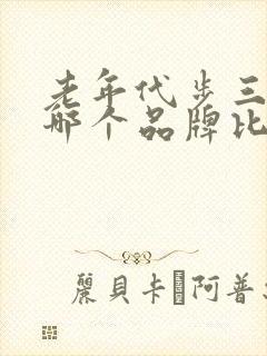 老年代步三轮车哪个品牌比较好