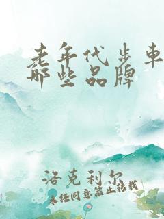 老年代步车都有哪些品牌