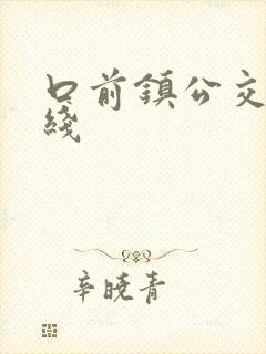 口前镇公交车路线