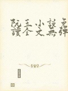阮玉小说免费阅读全文无弹窗