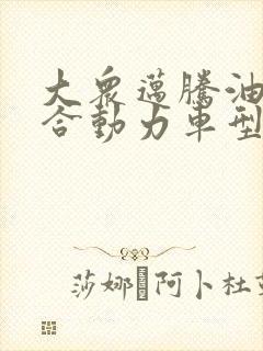 大众迈腾油电混合动力车型