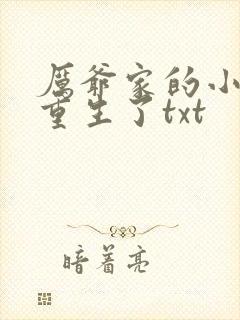 厉爷家的小祖宗重生了txt