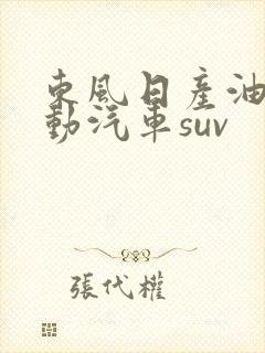东风日产油电混动汽车suv