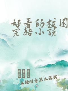 好看的校园言情完结小说