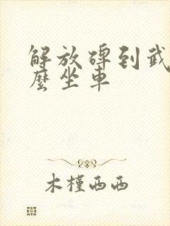 解放碑到武隆怎么坐车