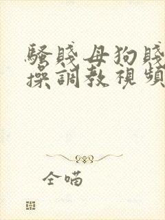 骚贱母狗贱逼求操调教视频