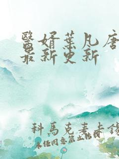 医婿叶凡唐若雪最新更新