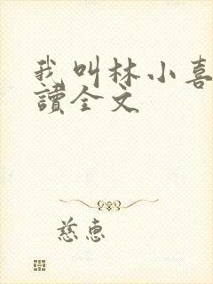 我叫林小喜全阅读全文