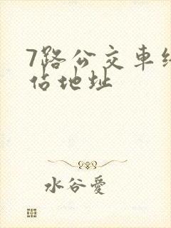 7路公交车终点站地址