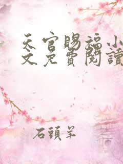 天官赐福小说全文免费阅读无删减