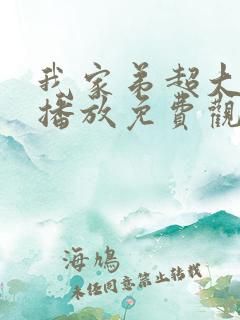 我家弟超大动漫播放免费观看