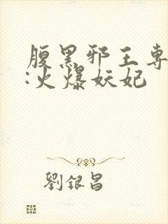 腹黑邪王专宠妻:火爆妖妃