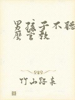 男孩子不听话怎么管教