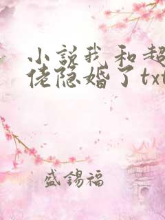 小说我和超级大佬隐婚了txt