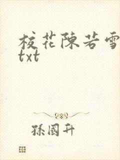 校花陈若雪阅读txt