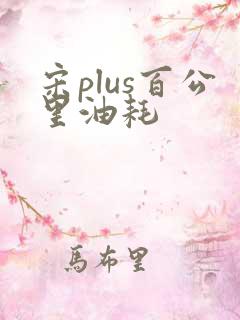 宋plus百公里油耗