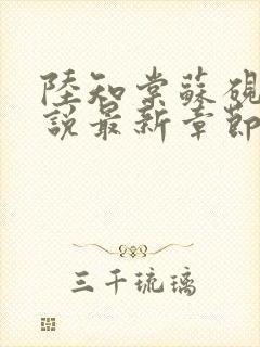 陆知棠苏砚禾小说最新章节更新内容