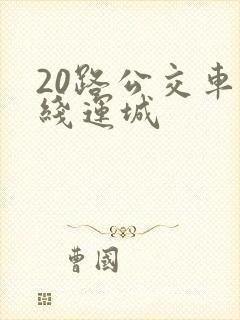 20路公交车路线运城