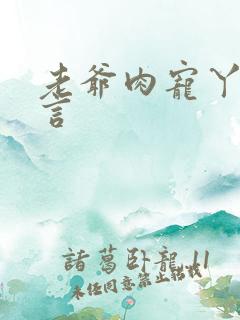 老爷肉宠丫鬟古言