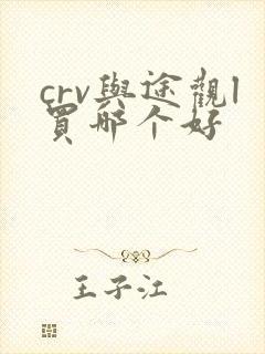 crv与途观l买哪个好