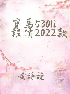 宝马530li报价2022款价格及图片